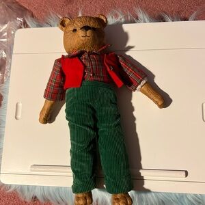 Schmid porcelain faced musical bear preowned